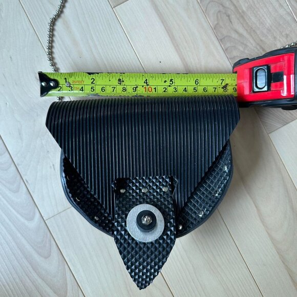 Unique Handmade Rubber & Stainless Steel Mini Purse by Gloria Gerber - Picture 6 of 7